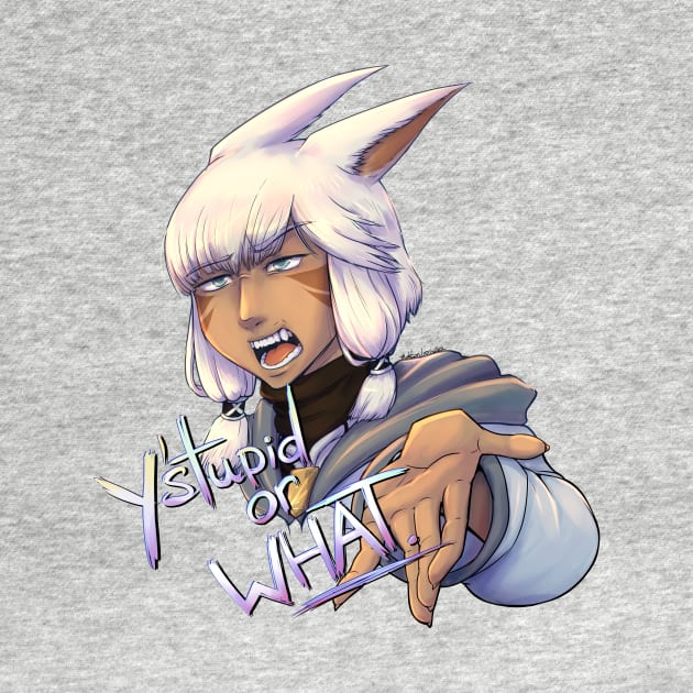 Sassy Y'shtola (Y'stupid or WHAT) by MutationIvori